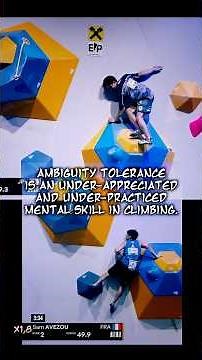 Ambiguity tolerance is an under-appreciated and under-practiced mental skill in climbing.