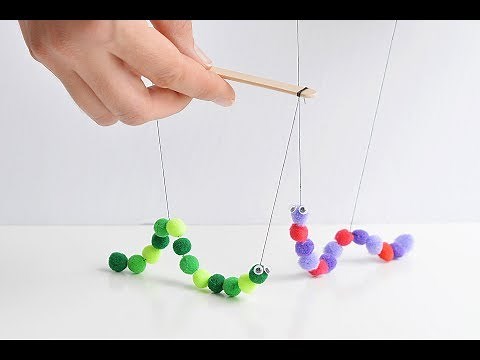 Wiggly Worm Puppets