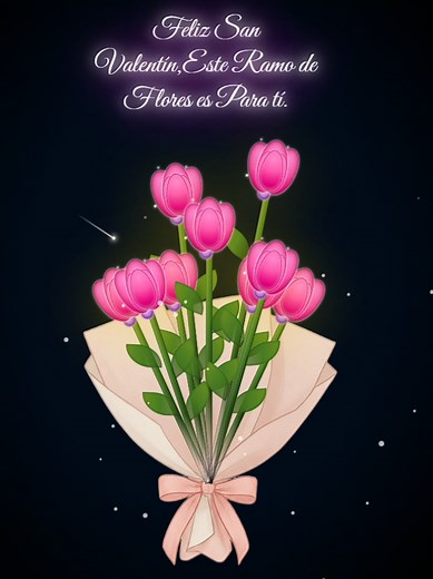 Ramos de tulipanes para San Valentín en HTML