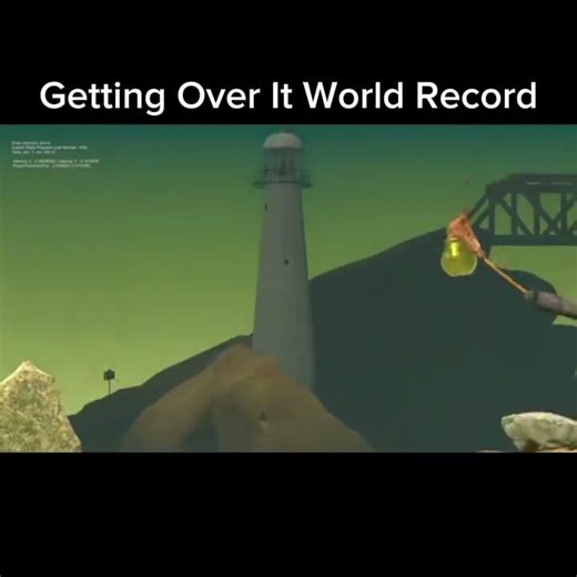 New Getting Over It World Record☠️#shorts #edit #keşfetbeniöneçıkar #ytdayibenionecikarnolur