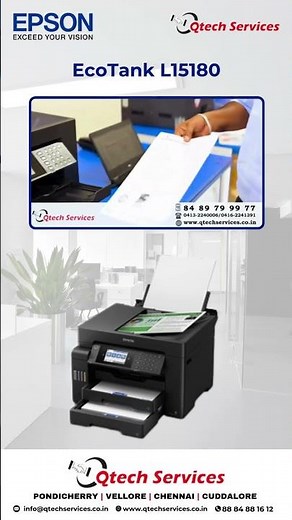 Epson L15180#fastprinting #officeprinter #businessprinter #borderlessprinting #inktankprinter