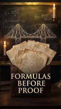 The Formulas That Arrived Before Proof