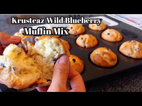 Krusteaz Wild Blueberry Muffin Mix | How to make Krusteaz Blueberry Muffin | Krusteaz