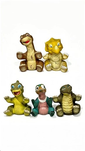 The Land Before Time hand puppets Pizza Hut U.C.S. & Amblin 1988