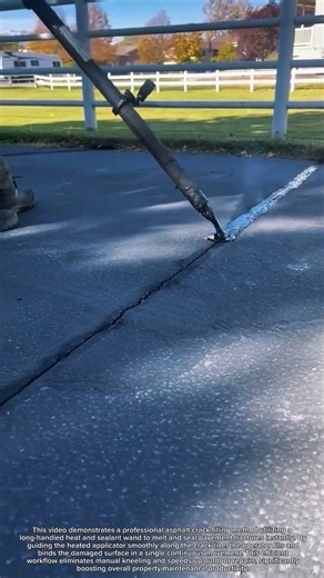 Pro Asphalt Crack Repair Technique For Fast Driveway Maintenance