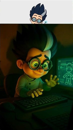 My Sprunki OC _ PJ Masks ( Romeo) Got Computer Shock #sprunki #incredibox