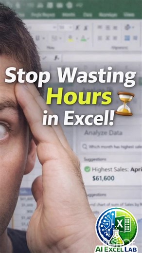 Use AI in Excel to Analyze Data in 1 Minute 🤯 #Excel #AIinExcel #DataAnalysis #ProductivityHacks