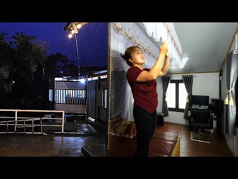 How I Made My Bedroom Cozy &Bug-Free Curtains & Mosquito Net