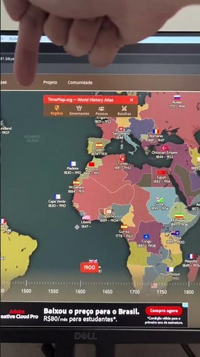 Slide through HISTORY on an interactive map 🗺️⏳