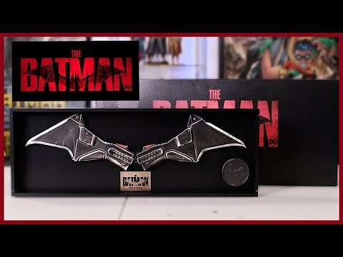 The Batman limited edition Batarang Movie Prop Replica Unboxing/Review