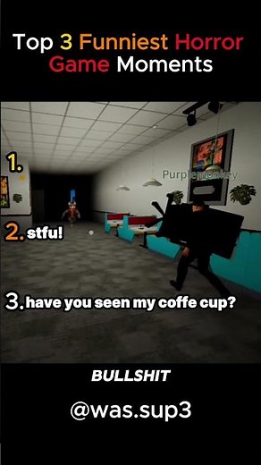 Top 3 Funniest Horror Game Moments That Will Make You Laugh 😂 (Scary But Hilarious)