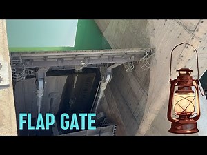 SPILLWAY FLAP GATE OPENING | FLOATING DEBRIS REMOVING FROM RESERVOIR