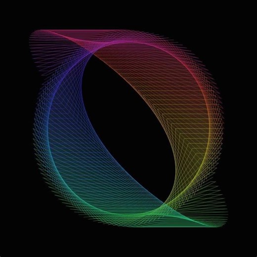 Colorful Mesh 2 | p5.js | Creative Coding | JavaScript CodeArt | GenArt