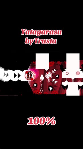 (Extreme Demon) ''Yatagarasu'' 100% by Trusta | Geometry Dash #gd #geometrydash #fyp