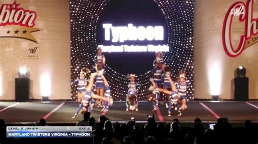 Maryland Twisters Virginia - Typhoon [2025 L2 Junior Day 2] 2025 Champion Cheer and Dance Grand Nationals