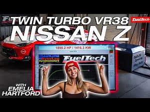 Emelia Hartford Breaks Horsepower Record on FuelTech Dyno - Drag Racing Nismo GTR Swapped Nissan Z