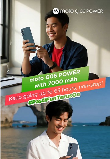 Nikmati Akhir Pekan Seru dengan Moto G06 Power