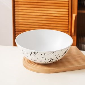 [Hot Item] Snacks Melamine Chip and DIP Serving Platter Set Melamine Soup Bowl Round Large Chips Bowl Appetizer Serving Bowl