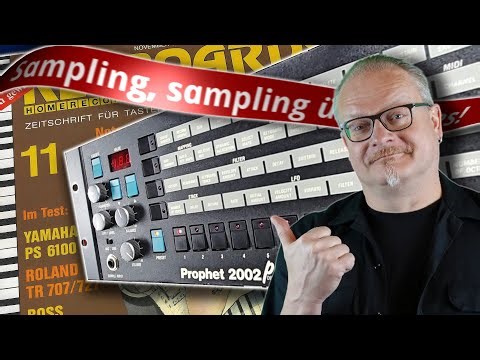 German KB-Magazin/November 1985 (EP.12) featuring the Sequential Prophet 2000/2002 Sampler