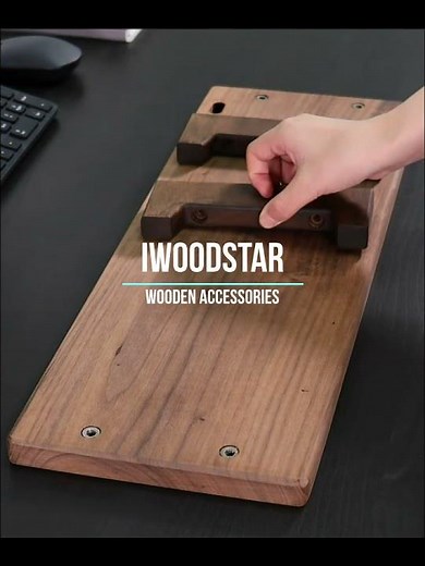 ❤️‍🔥 Elevated Monitor Riser Stand 🖥️ Walnut or Pine Solid Wood 🌲