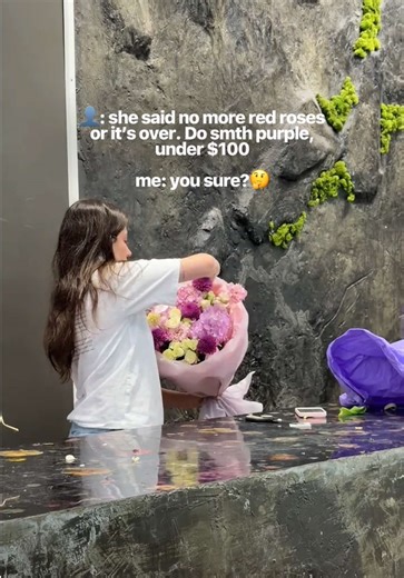 Unique Spring Bouquet with Hydrangea & Roses