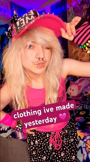 i really enjoy upcycling clothing :) #scene #alternative #fashion #clothing #diy #scenecore #shorts