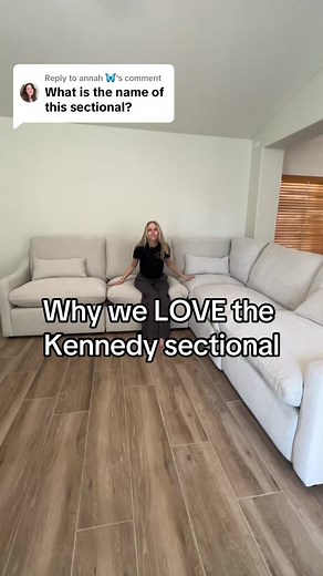 Replying to @annah 🦋 Full review of the Kennedy modular sectional from Living Spaces!! #livingroom #livingroomfurniture #sectional #newfurniture