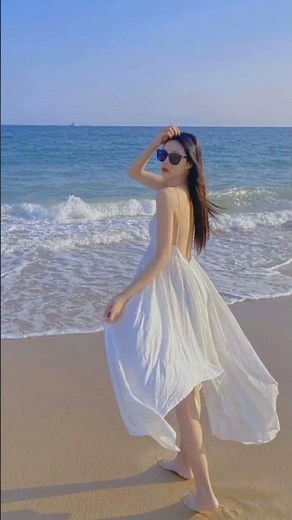 Beach Outfit Idea 2025 | Modern Korean Beach Dress | #koreanfashion #beach #like #viralvideo
