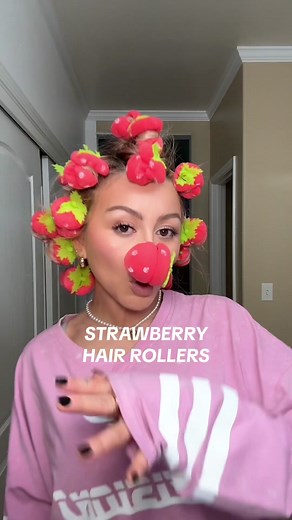 Strawberry Hair Rollers: Achieve Heatless Curls