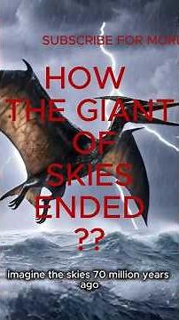 What Happened to Pteranodon? The Sky Giant That Vanished | #pteranodon #dinosaurs #prehistoric