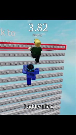 ladder flick vs no ladder flick #roblox #edit #robloxedit #obby #fyp