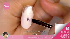 Learn this EASY ONE-STROKE Nail Art Technique: . Bring these nail art techniques into your work for your clients & add to your service of nail art with this design and technique. OH and don't forget. . To download my completely FREE Nail Art Shopping Guide to find the best Japanese Nail Art Supplies ➡ Get my free guide ➡ www.neiru.me/free-ebook | Neiru