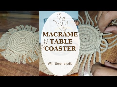 Diy table coaster tutorial ‪@raveenacrafter0109‬