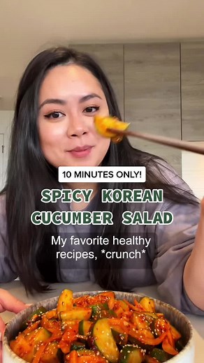 Spicy Korean Cucumber Salad Recipe