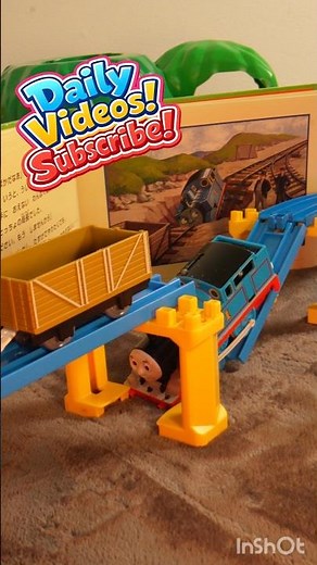 Recreating Thomas the Tank Engine picture books with Plarail (toy train set) - Part 2!