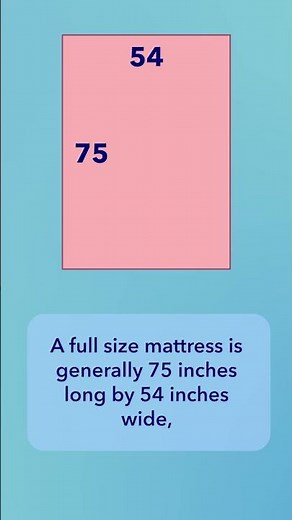 Full Vs Queen Mattress - What's The Difference? #shorts