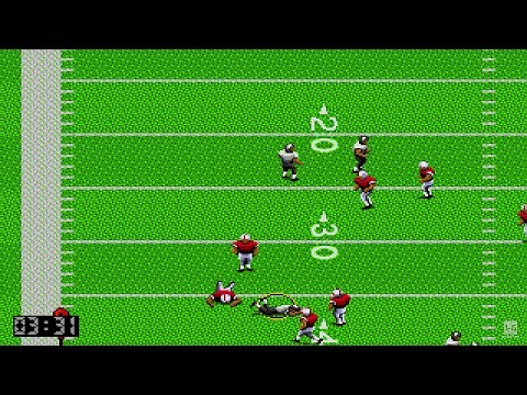 Joe Montana Football - Gameplay Sega Genesis