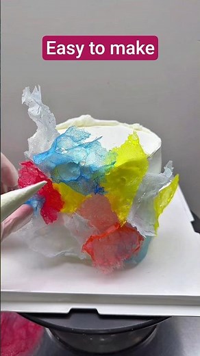 Shake it to the max | Colourful sugar Cake #shorts #trending #cakecompilation #tiktok ‪@MrBeast‬