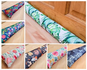 Custom Filled Door Draft Stopper | Filled With Sand Door Snake | Washable & Waterproof Cover Draught Stopper | Custom Breeze Blocker Bright - Etsy