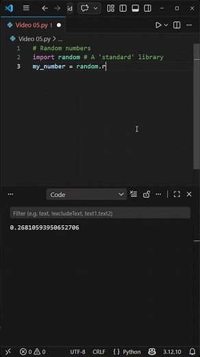 Random Numbers in Python