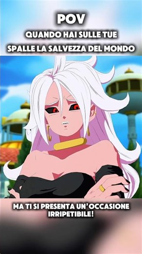 POV Quando hai sulle tue spalle la salvezza del mondo ma ti si presenta un’occasione irripetibile!