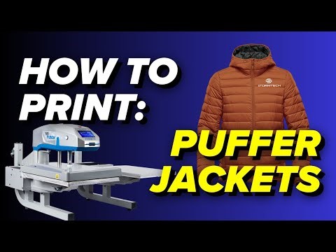 Heat Printing Nylon Puffer Jackets Made Easy