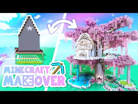 💙Treehouse Transformation! Minecraft Makeover Ep.8