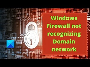 Windows Firewall not recognizing Domain network on Windows 10