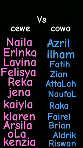cewe vs cowo