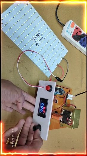 Testing DIY 2A Power Supply with LM2596 | 2V-32V Voltage Range #power_gen #shorts #powersupply