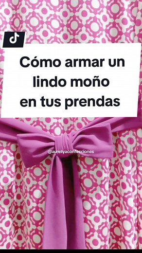 Cómo atar cintas para un moño perfecto en la ropa