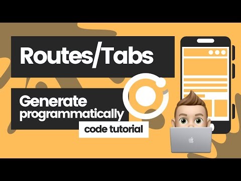 Generate routes and ion tab buttons programmatically in Ionic React (Ionic Framework)