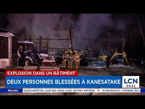 Kanesatake: 2 blessés dans une explosion de bonbonnes de propane