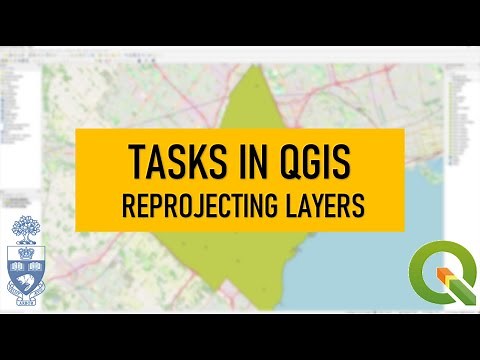 Tasks in QGIS: Reprojecting Layers